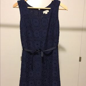 Navy floral design dress